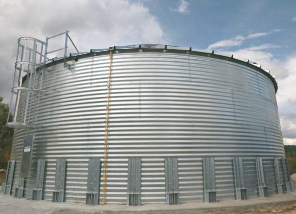 21000 Gallons Galvanized Water Storage Tank